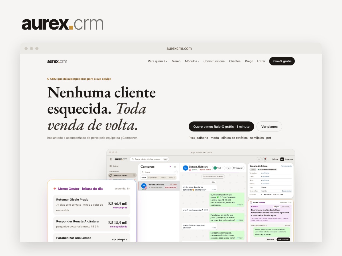 Aurex CRM, aurexcrm.com
