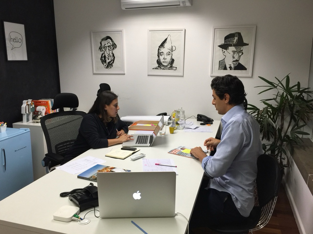 Reunião de consultoria com Gabriel