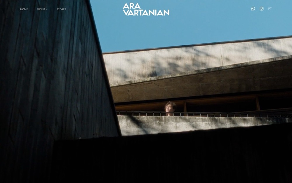 Site da Ara Vartanian criado pela gCampaner