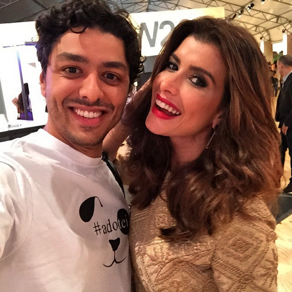 Pelos corredores do SPFW com Carol Castelo Branco, Cafézinho agendado com Mônica Salgado, no lounge da Marie Claire, com Camila Martins