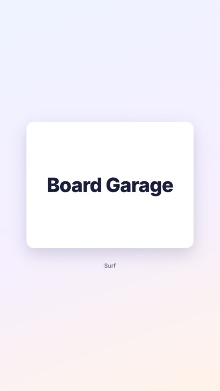Board Garage: projeto da gCampaner