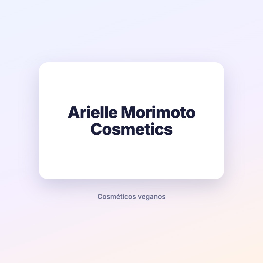 Logo Arielle Morimoto Cosmetics