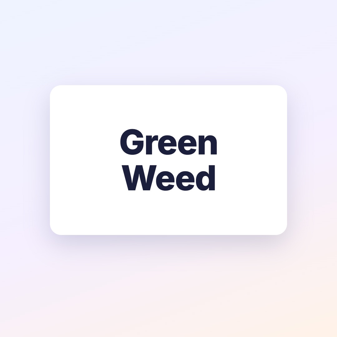 Logo Green Weed