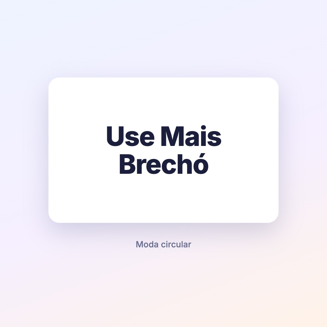 Logo Use Mais Brechó